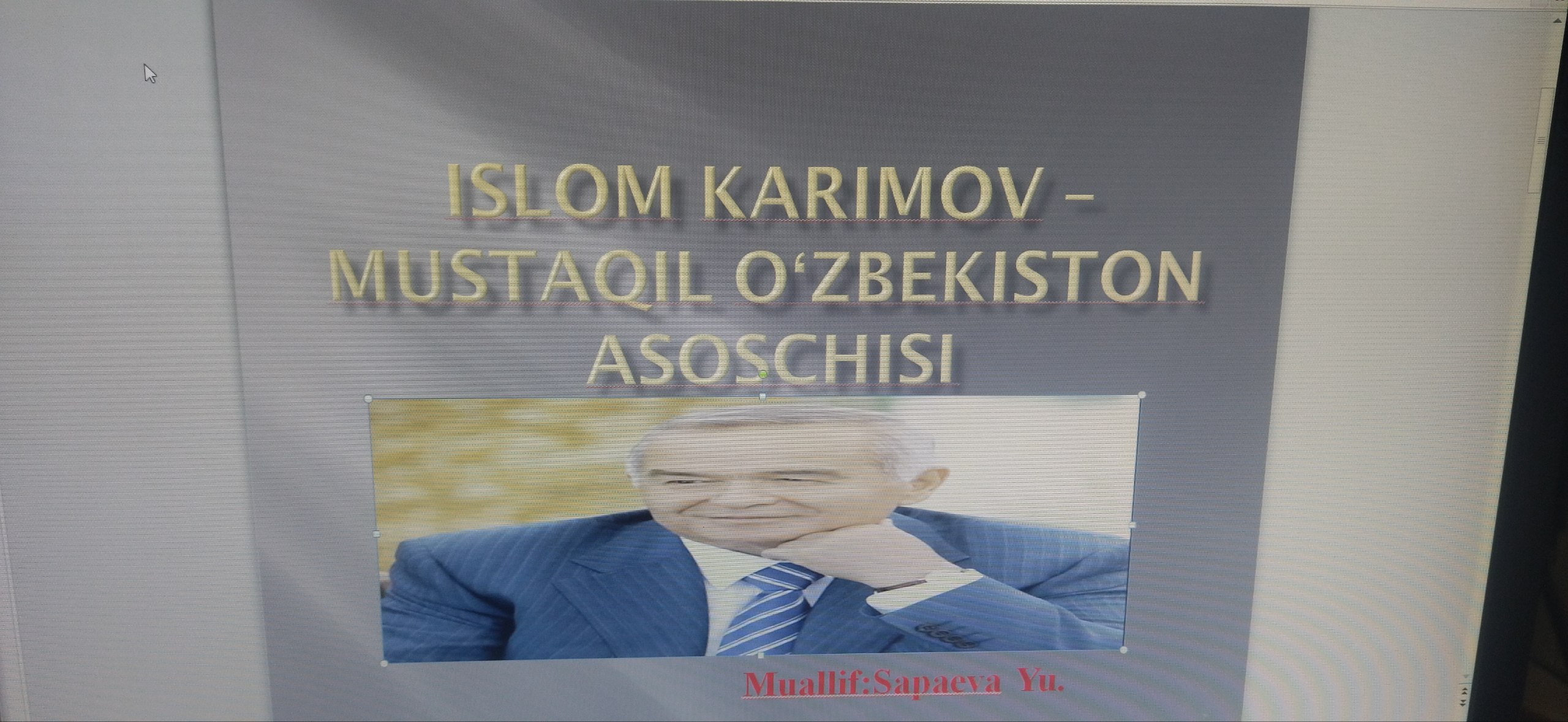 Filialda Oʻzbekiston Respublikasining Birinchi Prezidenti I.A.Karimov tavalludining 87 yilligi munosabati bilan "Maʼnaviyat soati" yaʼni  xotirlash davra suhbati oʻtkazildi.